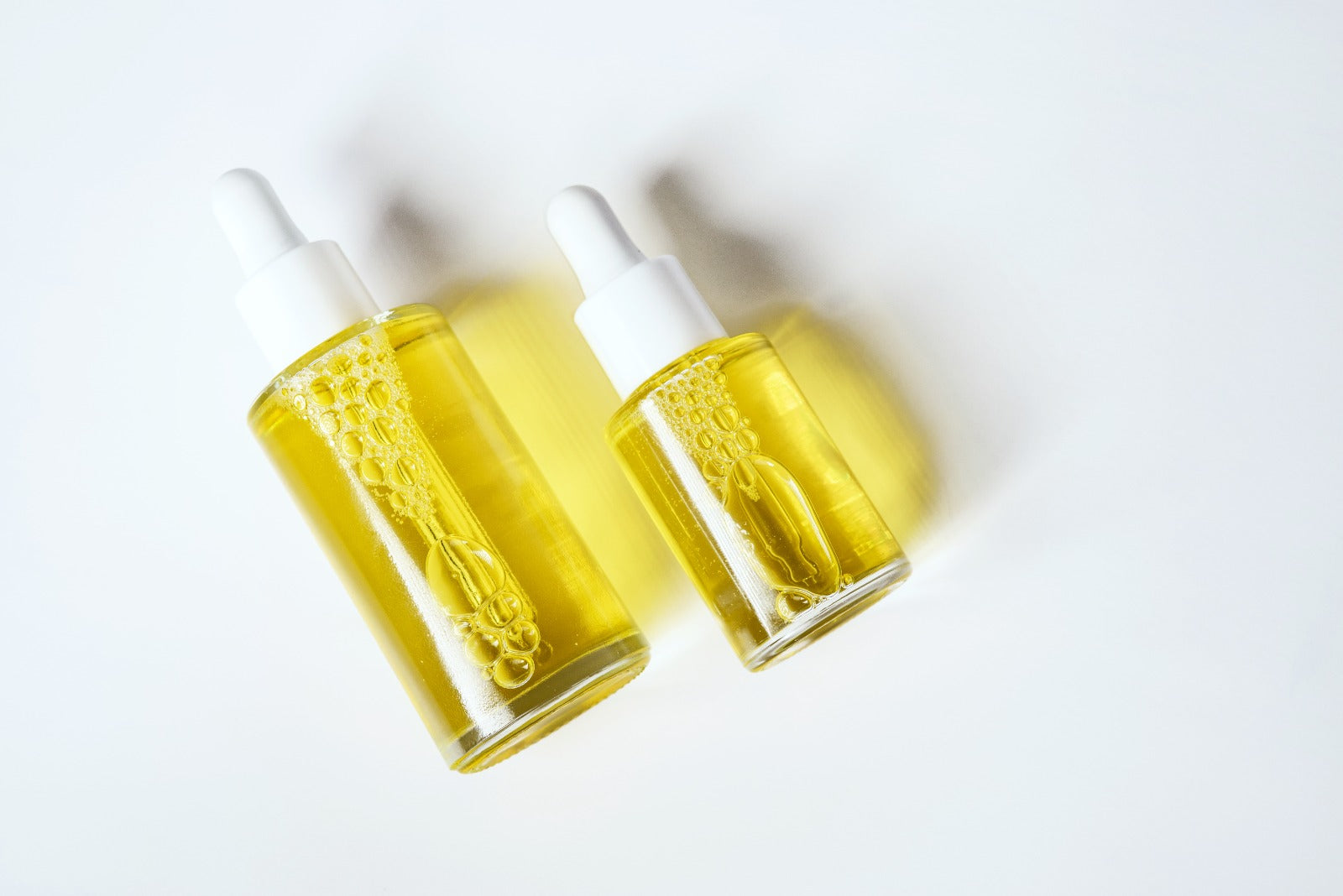 Skincare bottles with dropper perfect for serum, oils, lotions