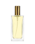 New High Glass Glass Bottle Dome Spray Pump - Shiny Gold / Case (108pcs) Zinnia 50ml 15MM Dome