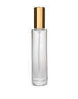 New High Glass Glass Bottle Lassen Spray Pump with Overcap / Gold / Case (88pcs) Camellia 50 ML 18/415