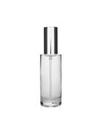 New High Glass Glass Bottle Lassen Spray Pump with Overcap / Silver / Case (88pcs) Camellia 30 ML 18/415