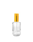 New High Glass Glass Bottle Lassen Sprayer with Overcap / Gold / Case (96pcs) Daphne 50ml 18/415