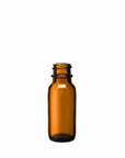New High Glass Glass Bottle 1/2 oz - 18/400 Boston Round Amber