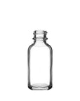 New High Glass Glass Bottle 1 oz - 20/400 / No Accessory / Case Pack (see table below) Boston Round Clear