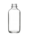 New High Glass Glass Bottle 4 oz - 22/400 / No Accessory / Case Pack (see table below) Boston Round Clear