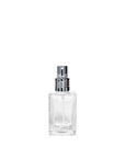 New High Glass Glass Bottle Lassen Spray Pump w Clip (No overcap) / Silver / Case (168pcs) Zinnia 30 ML 18/415