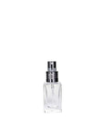 New High Glass Glass Bottle Lassen Spray Pump w Clip (No overcap) / Silver / Case (224pcs) Zinnia Slim 15 ML 18/415