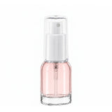 New High Glass Glass Bottle Denali Spray Pump - White / Case (160pcs) Begonia 15ml 18/415