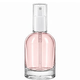 New High Glass Glass Bottle Denali Spray Pump White w AS Overcap / Case (70pcs) Begonia 50ml 18/415