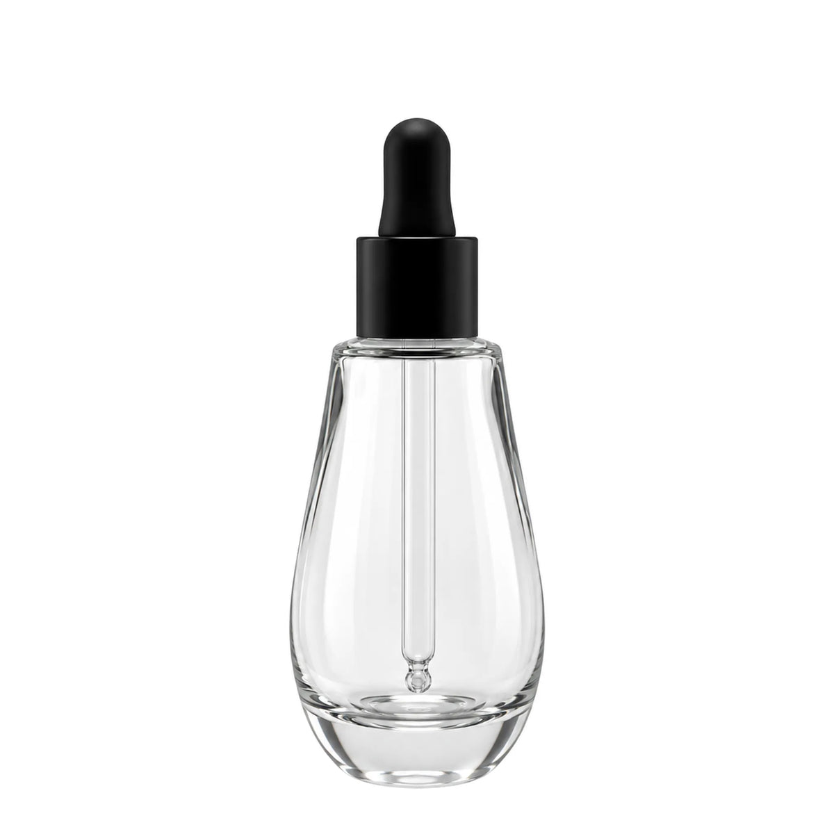 New High Glass Black ITALIA FLINT 50ML 18/415 WITH CERVINO DROPPER