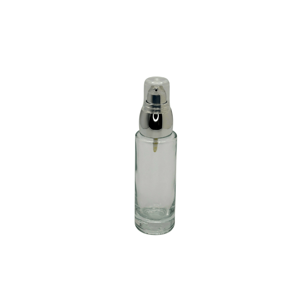 New High Glass CAMELLIA FLINT 30ML 18/415 WITH SHINY SILVER GP TREATMENT PUMP & DC - Units per case - 88