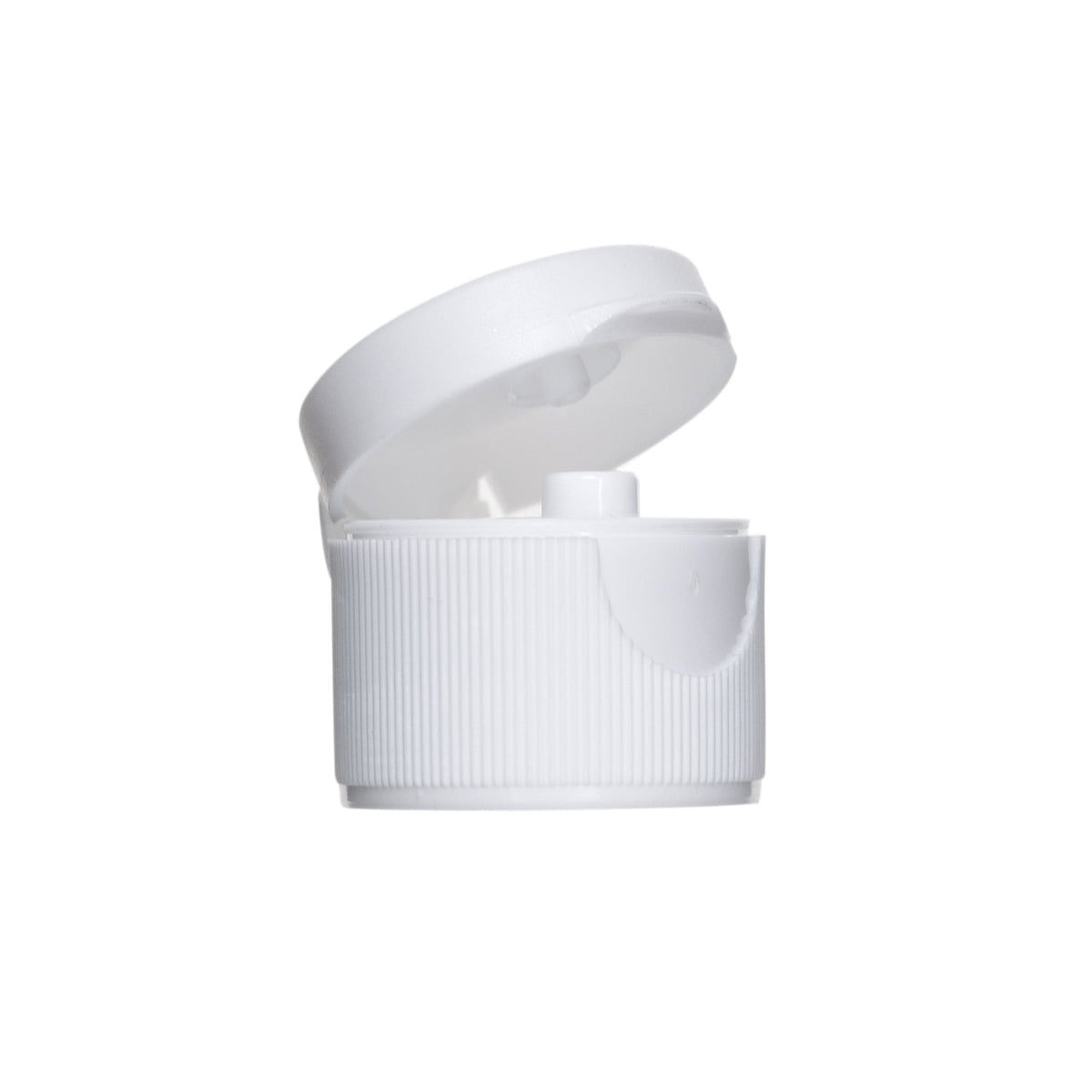 New High Glass cap White / 20/410 Flip Top Cap