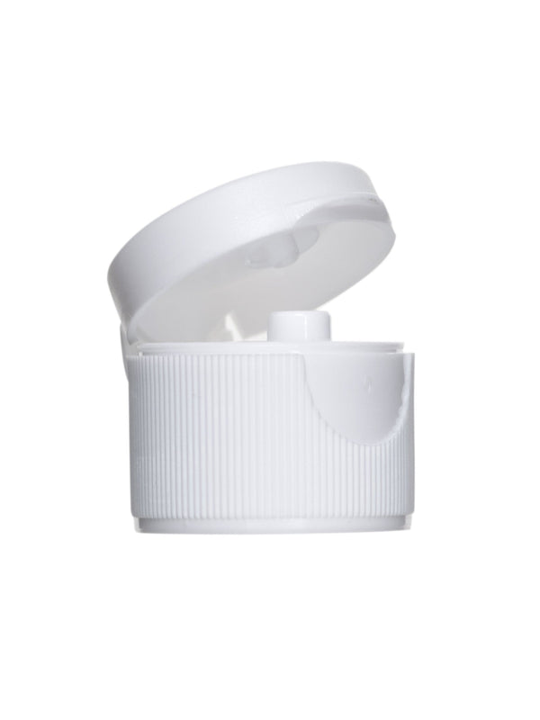 New High Glass cap White / 20/410 Flip Top Cap