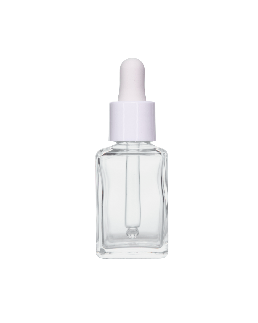 New High Glass CLYDE 30ML FLINT BOTTLE WITH WHITE CERVINO DROPPER