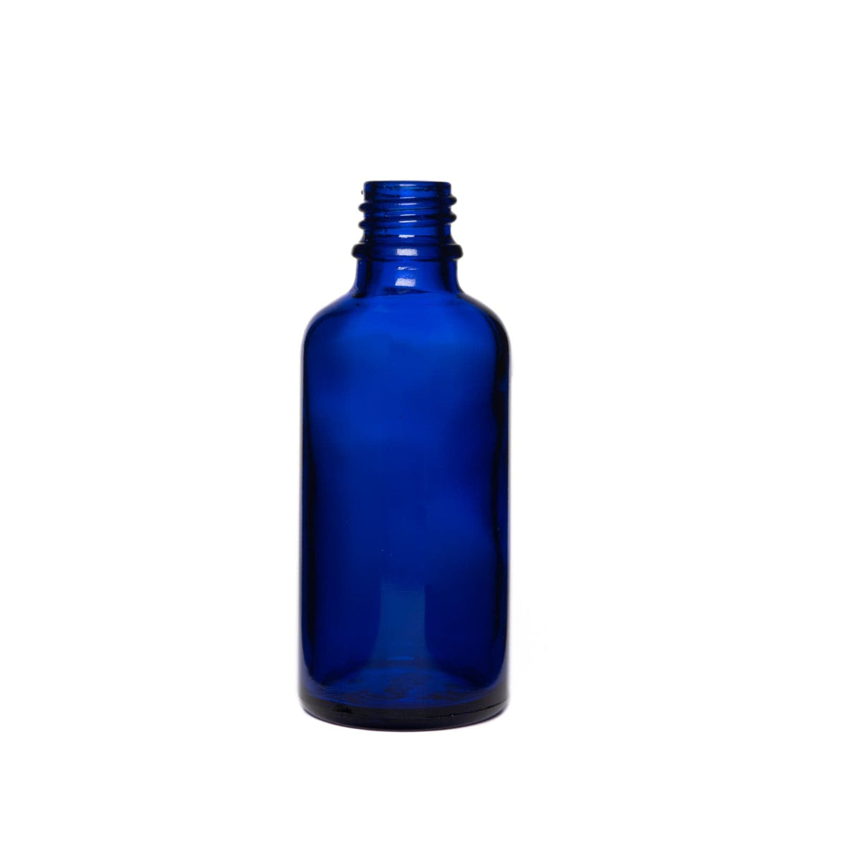 New High Glass Glass Bottle 30ml - DIN18 / No Accessory / Case Pack (see table below) Dropper Bottle Cobalt Blue DIN18