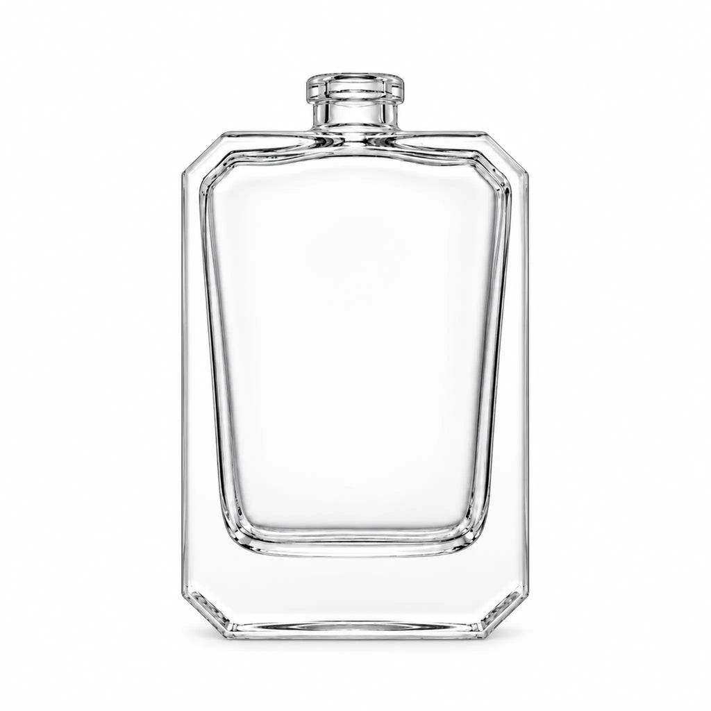 New High Glass Glass Bottle 50 ml - 15mm Lotus Fragrance