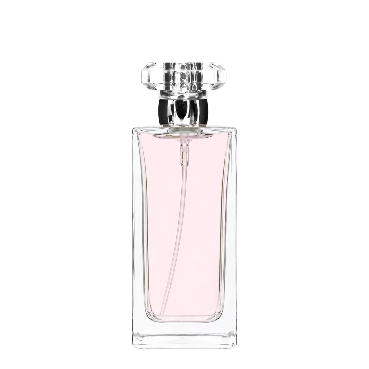 New High Glass Glass Bottle Cushion Surlyn Spray Pump - Shiny Silver / Case (108pcs) Zinnia 50ml 15MM
