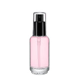 New High Glass Glass Bottle Denali Spray Pump  Black w AS Overcap / Case (108pcs) Daphne 30ml 18/415