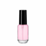 New High Glass Glass Bottle Denali Spray Pump  Black w PP Overcap / Case (108pcs) Daphne 30ml 18/415