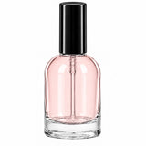 New High Glass Glass Bottle Denali Spray Pump Black w PP Overcap / Case (70pcs) Begonia 50ml 18/415