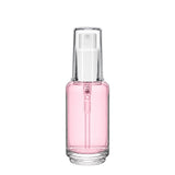New High Glass Glass Bottle Denali Spray Pump White w AS Overcap / Case (108pcs) Daphne 30ml 18/415