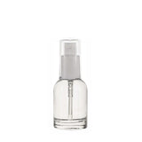 New High Glass Glass Bottle Denali Spray Pump White w AS Overcap / Case (168pcs) Begonia 30ml 18/415