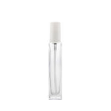 New High Glass Glass Bottle Denali spray Pump White w PP overcap / Case (144pcs) Zinnia Slim 50ml 18/415