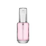 New High Glass Glass Bottle Denali Sprayer White w AS Overcap / Case (96pcs) Daphne 50ml 18/415
