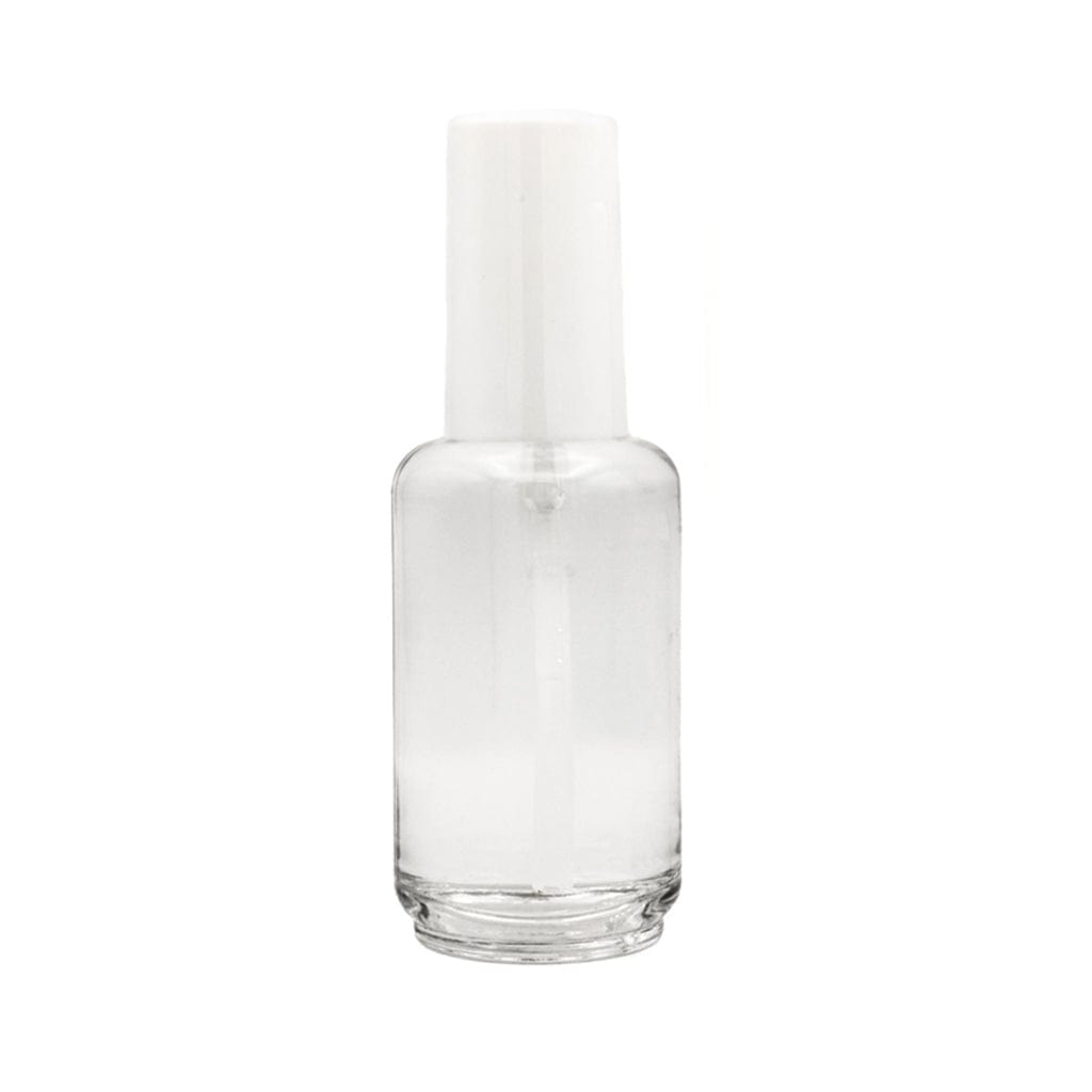 New High Glass Glass Bottle Denali Sprayer White w PP Overcap / Case (96pcs) Daphne 50ml 18/415