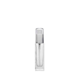 New High Glass Glass Bottle Denali White Spray Pump w AS Overcap / Case (216 pcs) Zinnia Slim 30ml 18/415