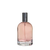 New High Glass Glass Bottle Dome Spray Pump - Shiny Silver / Case (60pcs) Begonia 100ml 15MM Dome