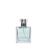 New High Glass Glass Bottle E-book Surlyn Spray Pump - Shiny Silver / Case (54 pcs) David 50ml 15MM