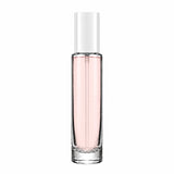 New High Glass Glass Bottle Everest Spray Pump w PP Overcap - White / Case (63pcs) Camellia 100ml 18/415