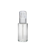 New High Glass Glass Bottle Everest Spray Pump White w AS Overcap / Case (126pcs) Sage 2oz 18/415