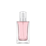 New High Glass Glass Bottle Everest Spray Pump White w AS Overcap / Case (60pcs) Zinnia 100ml 18/415