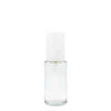 New High Glass Glass Bottle Everest Spray Pump White w PP Overcap / Case (126pcs) Sage 2oz 18/415