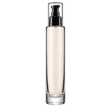 New High Glass Glass Bottle Everest Treatment Pump w AS Overcap - Black / Case (63pcs) Camellia 100ml 18/415