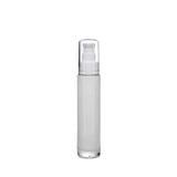 New High Glass Glass Bottle Everest Treatment Pump w AS Overcap - White / Case (88pcs) Camellia 50ml 18/415