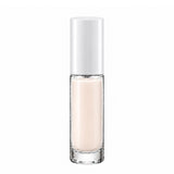New High Glass Glass Bottle Everest Treatment Pump w PP Overcap - White / Case (88pcs) Camellia 30ml 18/415