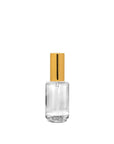 New High Glass Glass Bottle Lassen Spray Pump w Overcap / Gold / Case (108pcs) Daphne 30 ML 18/415
