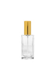 New High Glass Glass Bottle Lassen Spray Pump with Overcap / Gold / Case (108pcs) Zinnia 50 ML 18/415