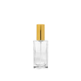 New High Glass Glass Bottle Lassen Spray Pump with Overcap / Gold / Case (108pcs) Zinnia 50 ML 18/415