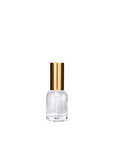 New High Glass Glass Bottle Lassen Spray Pump with Overcap / Gold / Case (160pcs) Begonia 15 ML 18/415