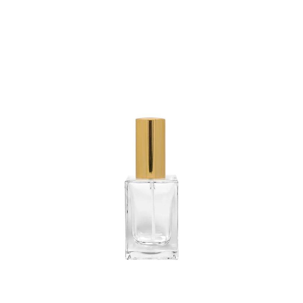 New High Glass Glass Bottle Lassen Spray Pump with Overcap / Gold / Case (168pcs) Zinnia 30 ML 18/415