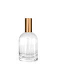 New High Glass Glass Bottle Lassen Spray Pump with Overcap / Gold / Case (60pcs) Begonia 100 ML 18/415