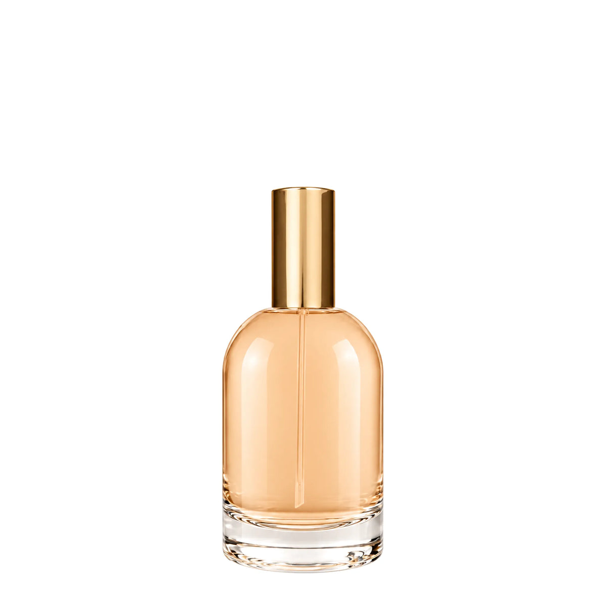New High Glass Glass Bottle Lassen Spray Pump with Overcap / Gold / Case (60pcs) Begonia 100 ML 18/415
