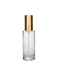 New High Glass Glass Bottle Lassen Spray Pump with Overcap / Gold / Case (88pcs) Camellia 30 ML 18/415