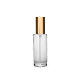 New High Glass Glass Bottle Lassen Spray Pump with Overcap / Gold / Case (88pcs) Camellia 30 ML 18/415