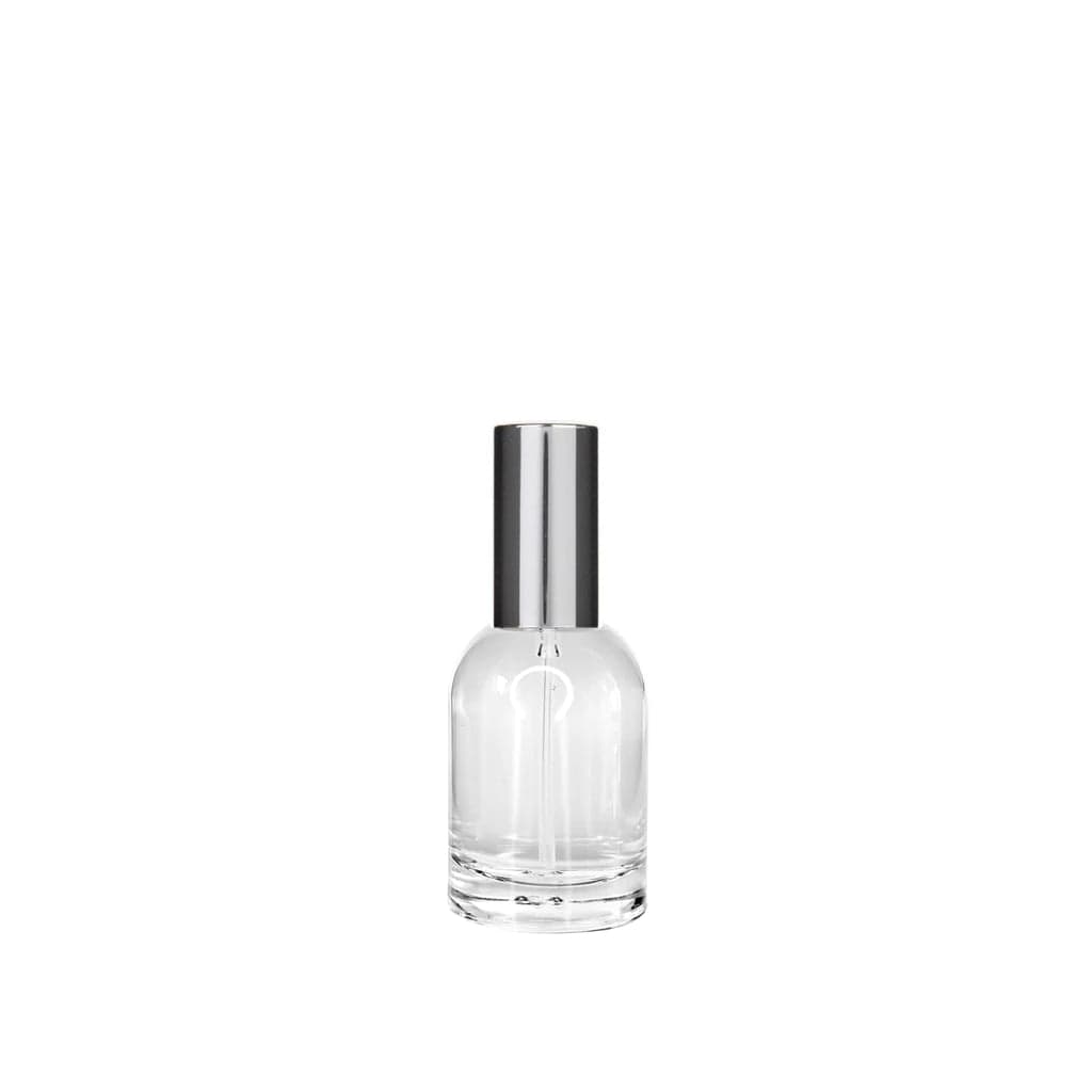 New High Glass Glass Bottle Lassen Spray Pump with Overcap / Silver / Case (168pcs) Begonia 30 ML 18/415