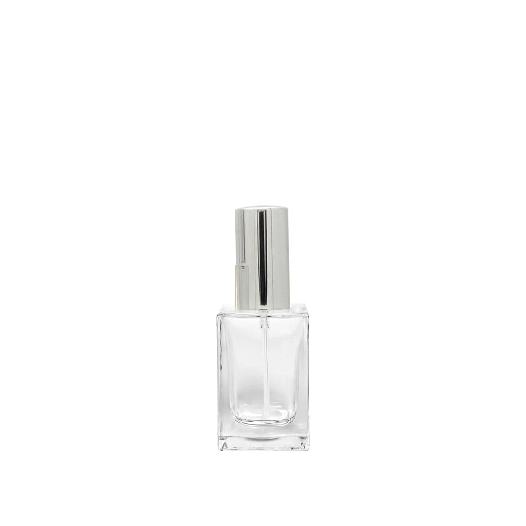 New High Glass Glass Bottle Lassen Spray Pump with Overcap / Silver / Case (168pcs) Zinnia 30 ML 18/415