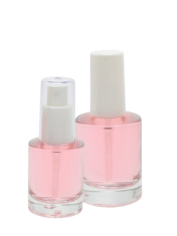 New High Glass Glass Bottle Marigold Skincare